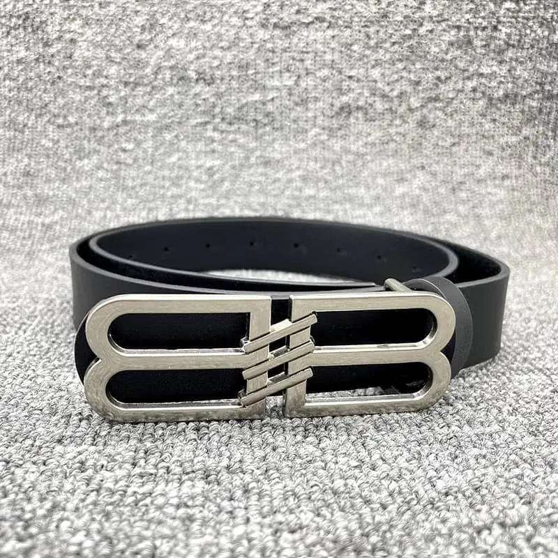 B Letter Leather Belt