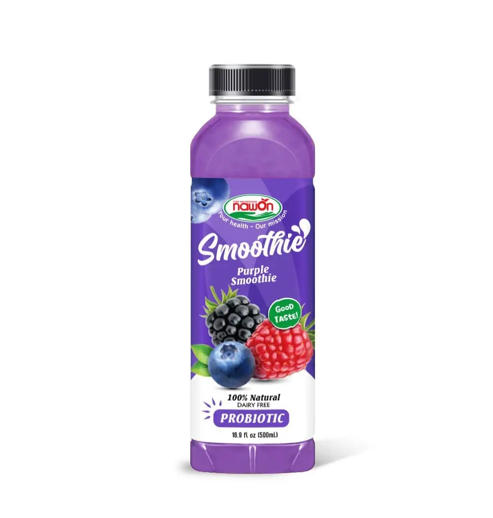 Wholesale 500ml Smoothie Drink Mix Berry Fruit Healthy Soft Drink Premium Quality OEM ODM by Nawon Beverage Supplier