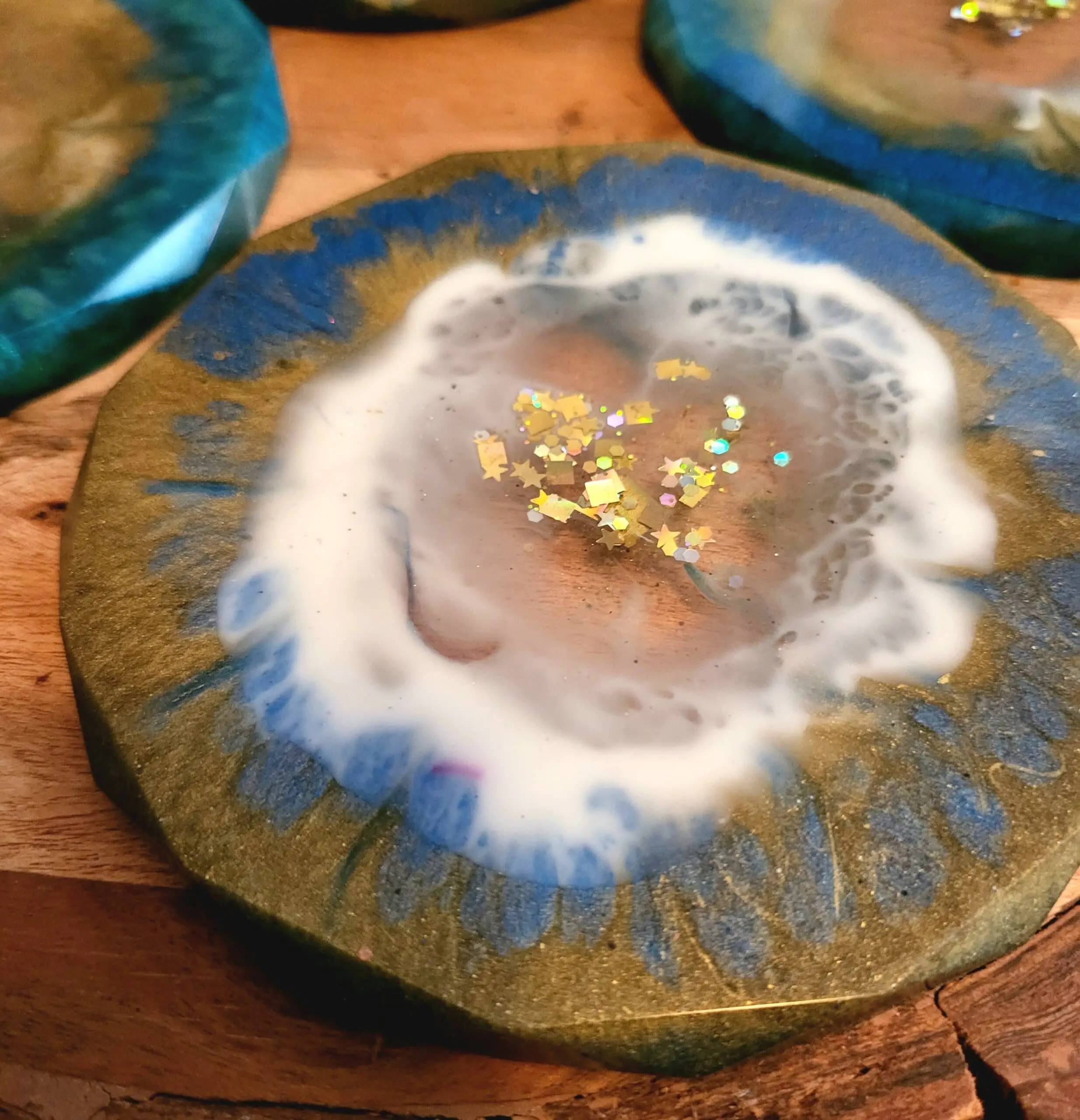 Resin coaster