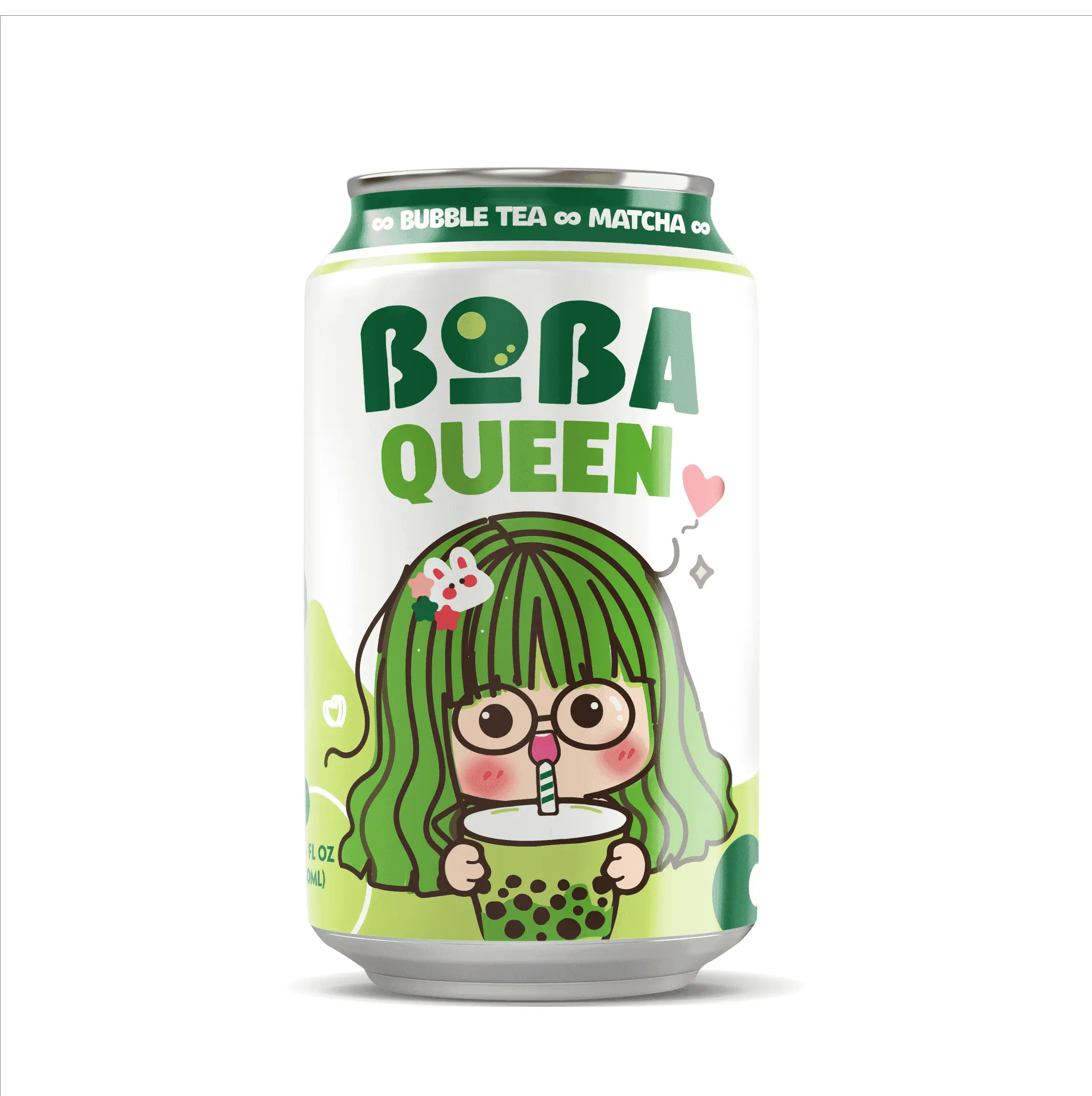 Wholesale 330ml Boba Queen Matcha Bubble Tea Drink  Packaged Can from Viet Nam Manufacturer