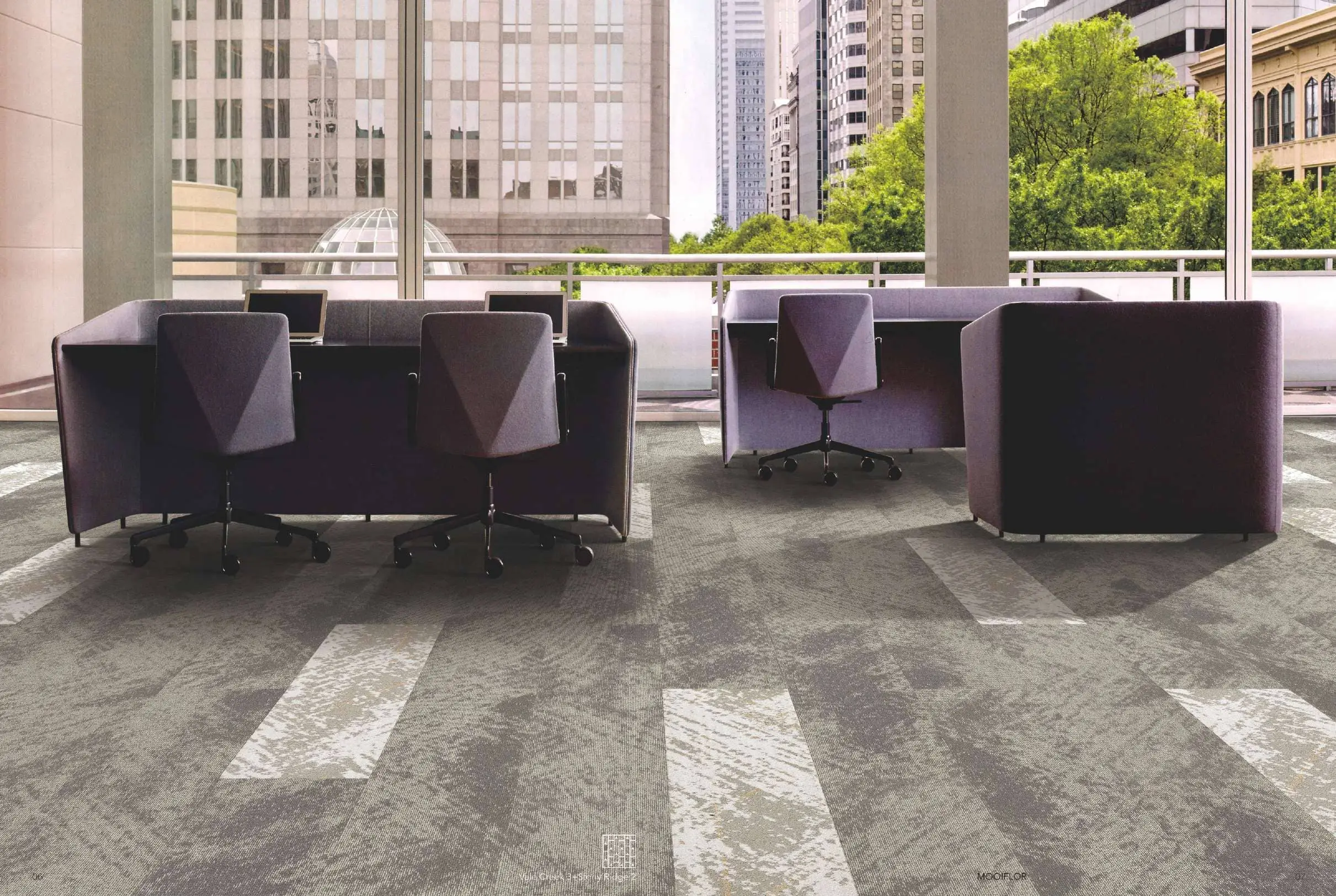 Modern Design Office Nylon Carpet Tiles