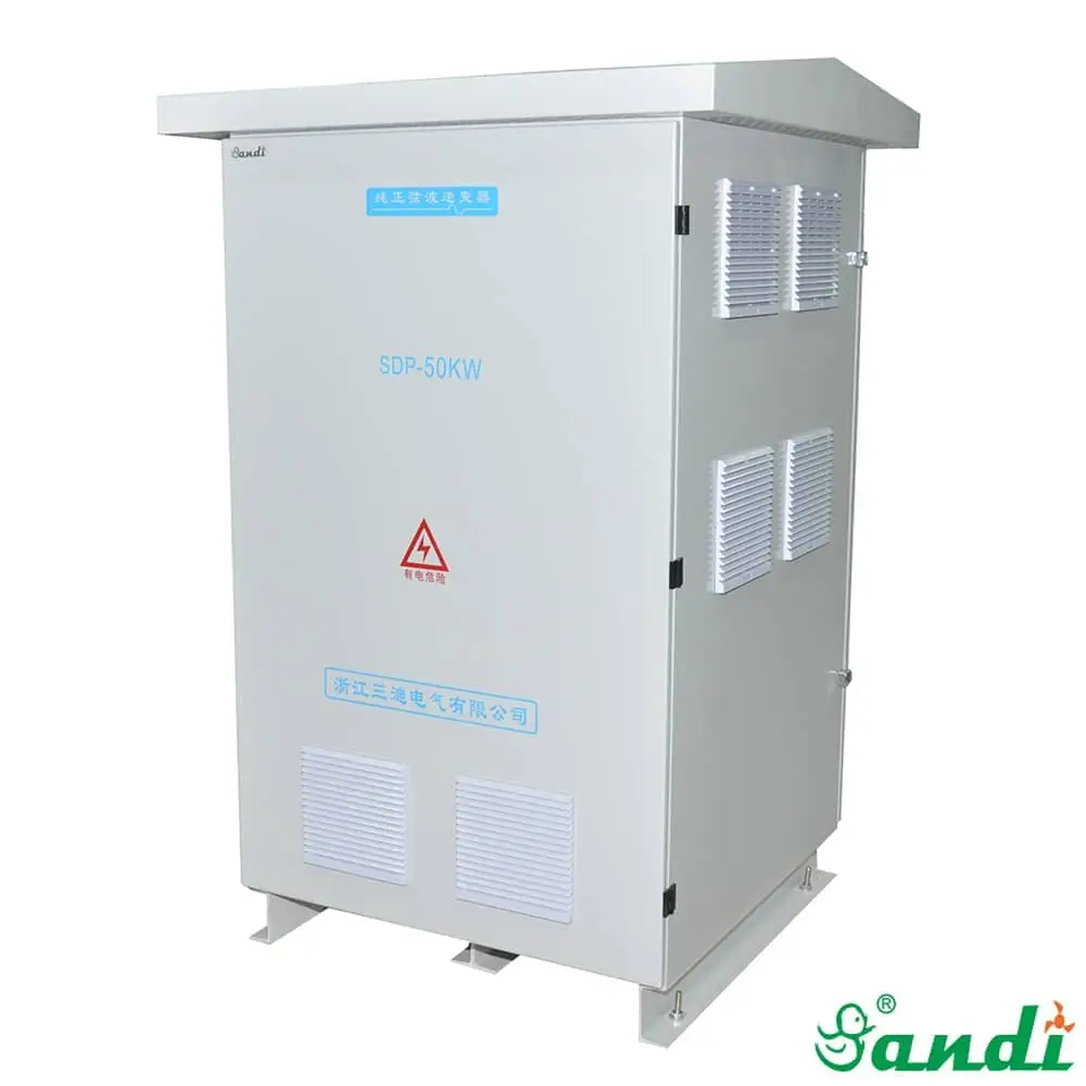 Sandi SDP-50KW outdoor inverter IP54 waterproof inverter customized high-power solar off-grid inverter