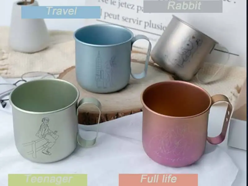 Pure Titanium Lightweight Mug(Customized)