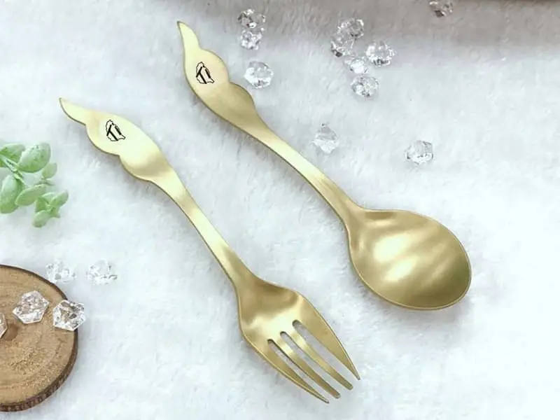 Titanium Angel Spoon and Fork Set