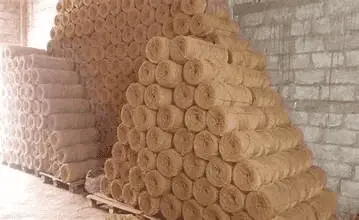 Machine spun coir twine