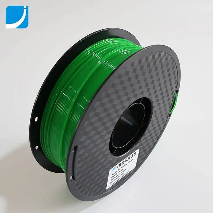 Translucent Green Weather Resistent 3D Printing Filament for Outdoor Use