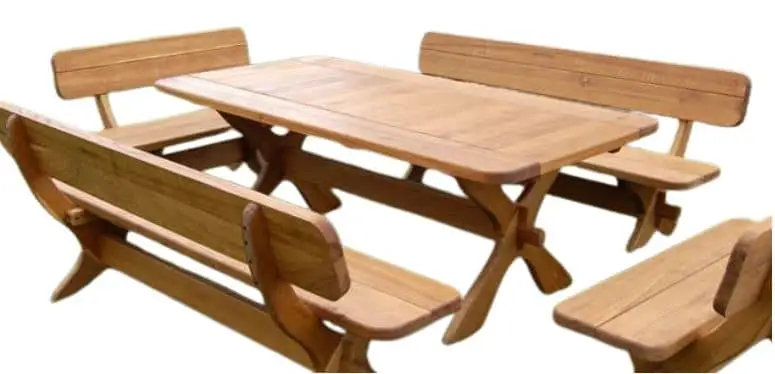 Out door - Dining Sets With 4 Benches