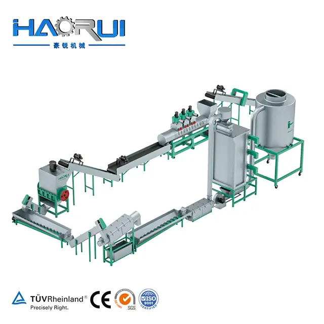 Competive Price 500-5000kg/h Plastic Sheet Recycling Equipment in Plastic Processing Plant