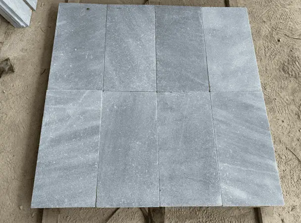 Sapphire Blue Sanded Antiqued