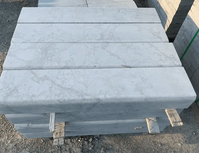 WHITE CLOUDY SANDBLASTED