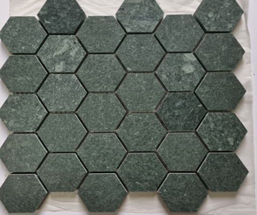 Green Bluestone Hexagon