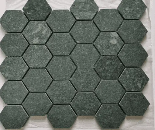 Green Bluestone Hexagon