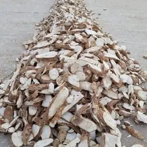 Dried Cassava chips (UNPEELED)