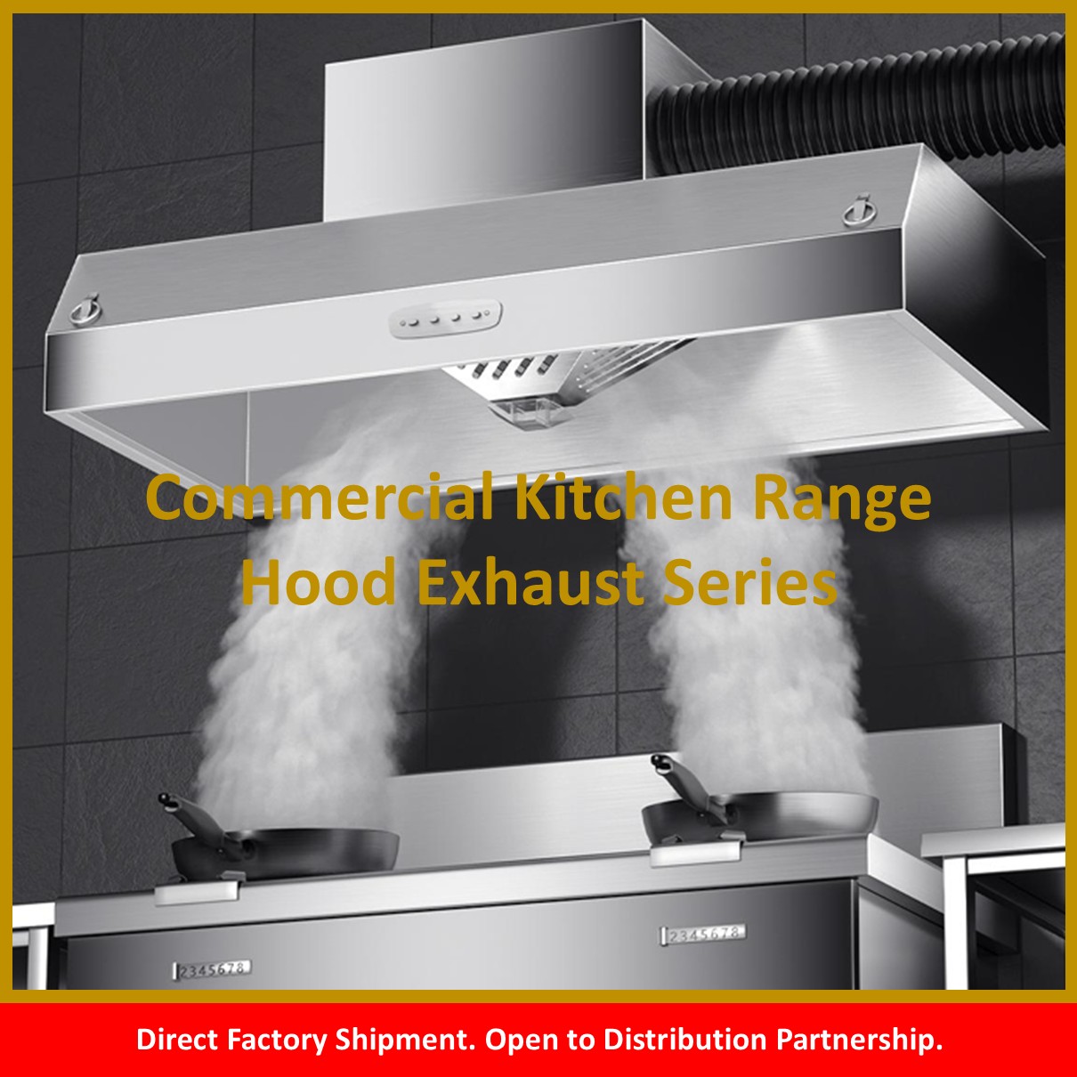 Commercial Kitchen Range Hood Exhaust Series
