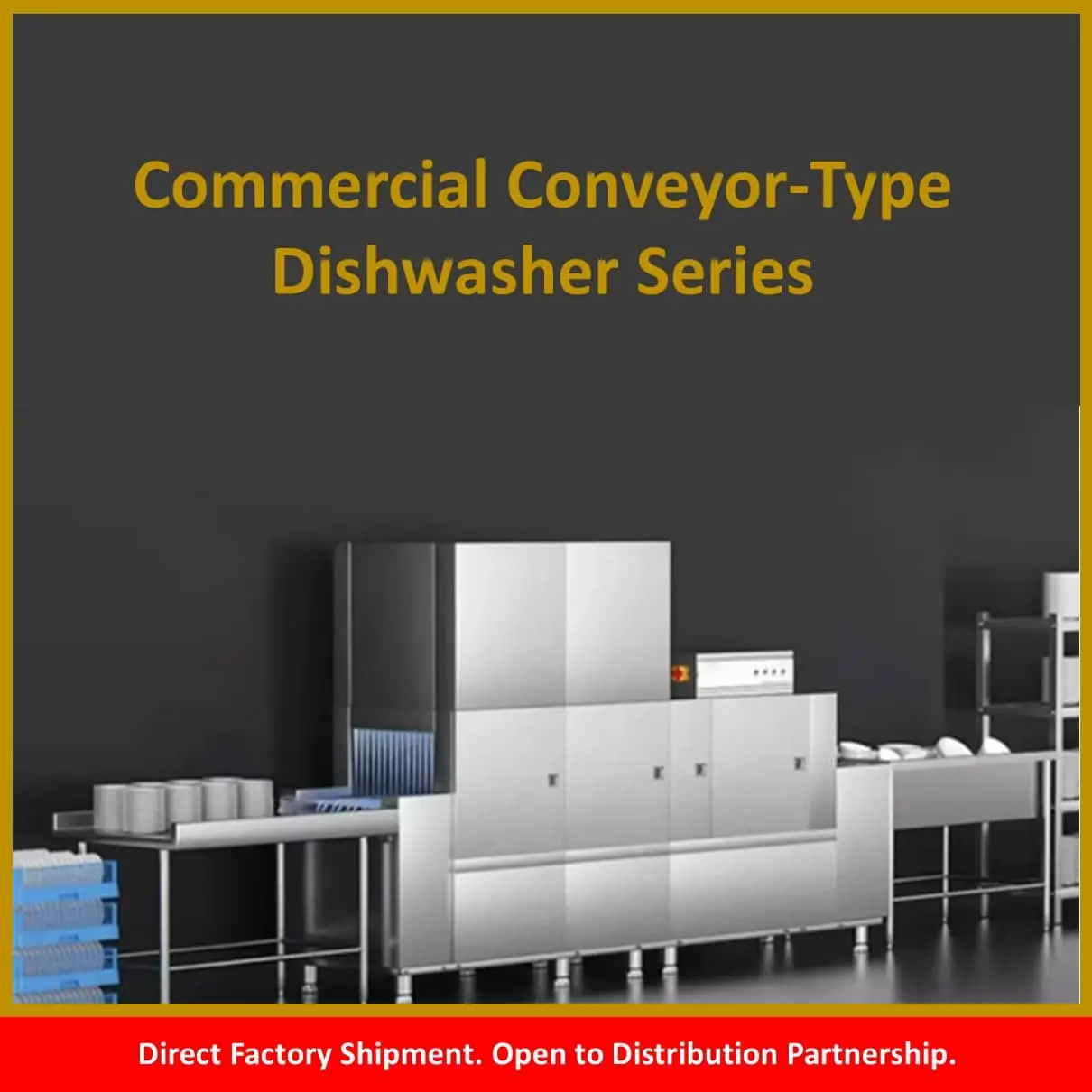 Commercial Conveyor-Type Dishwasher Series