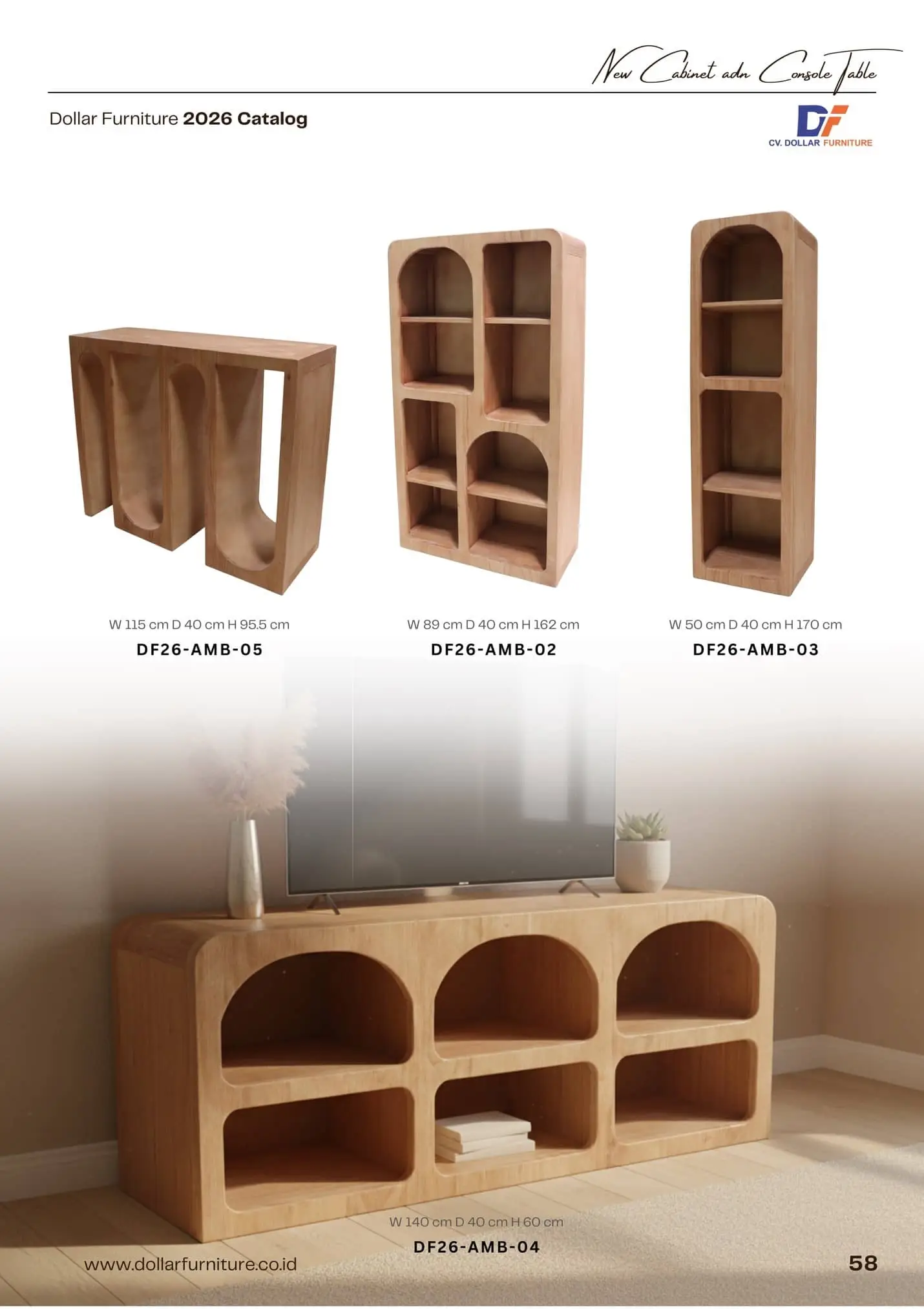 New Cabinet and Console Table