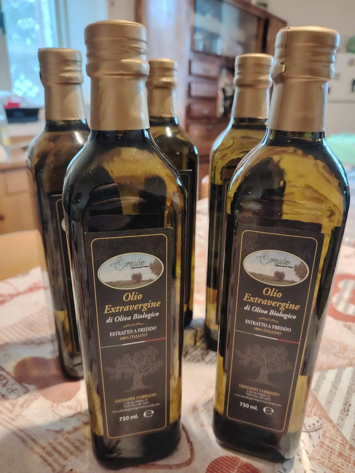 Organic Olive Oil Cold Pressed Bottles