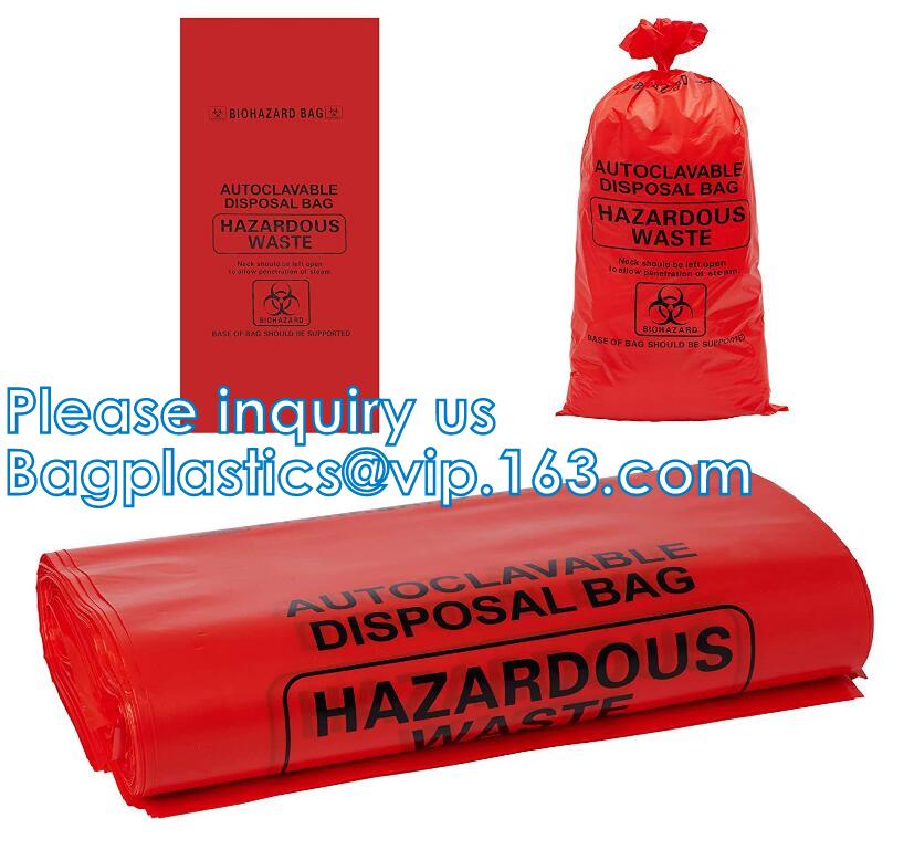 BIOHAZARD AUTOCLAVABLE,ASBESTOS, MEDICAL WASTE DISPOSAL SACKS, PATIENT BELONGING,SPECIMEN SAMPLING B