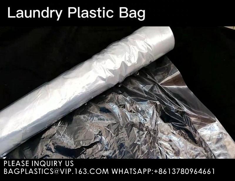 DRY CLEANING GARMENT BAG COVER, SANITARY LAUNDRY BAG, HOTEL, LAUNDRY STORE, CLEANING SUPPLIES,HANGER