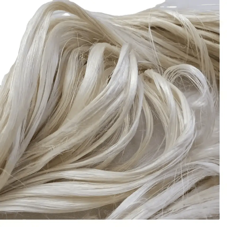 Bleached White sisal fiber raw material