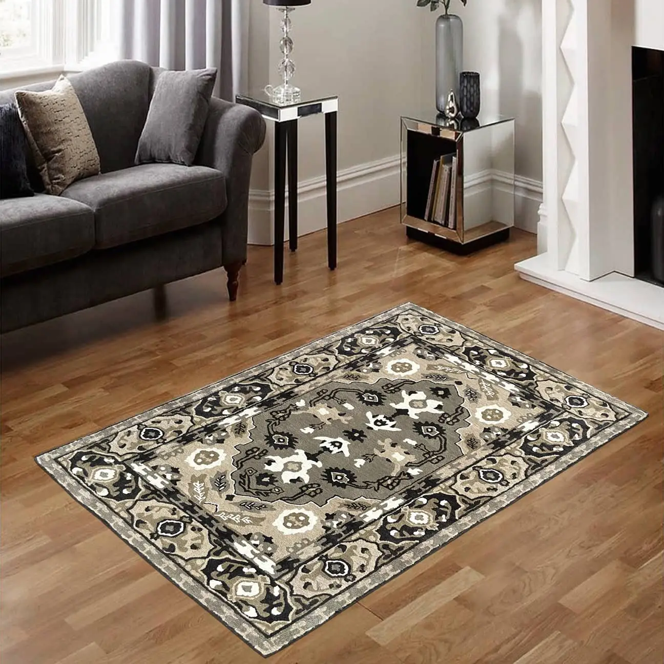 Hand tufted Persian Anti Slip carpet