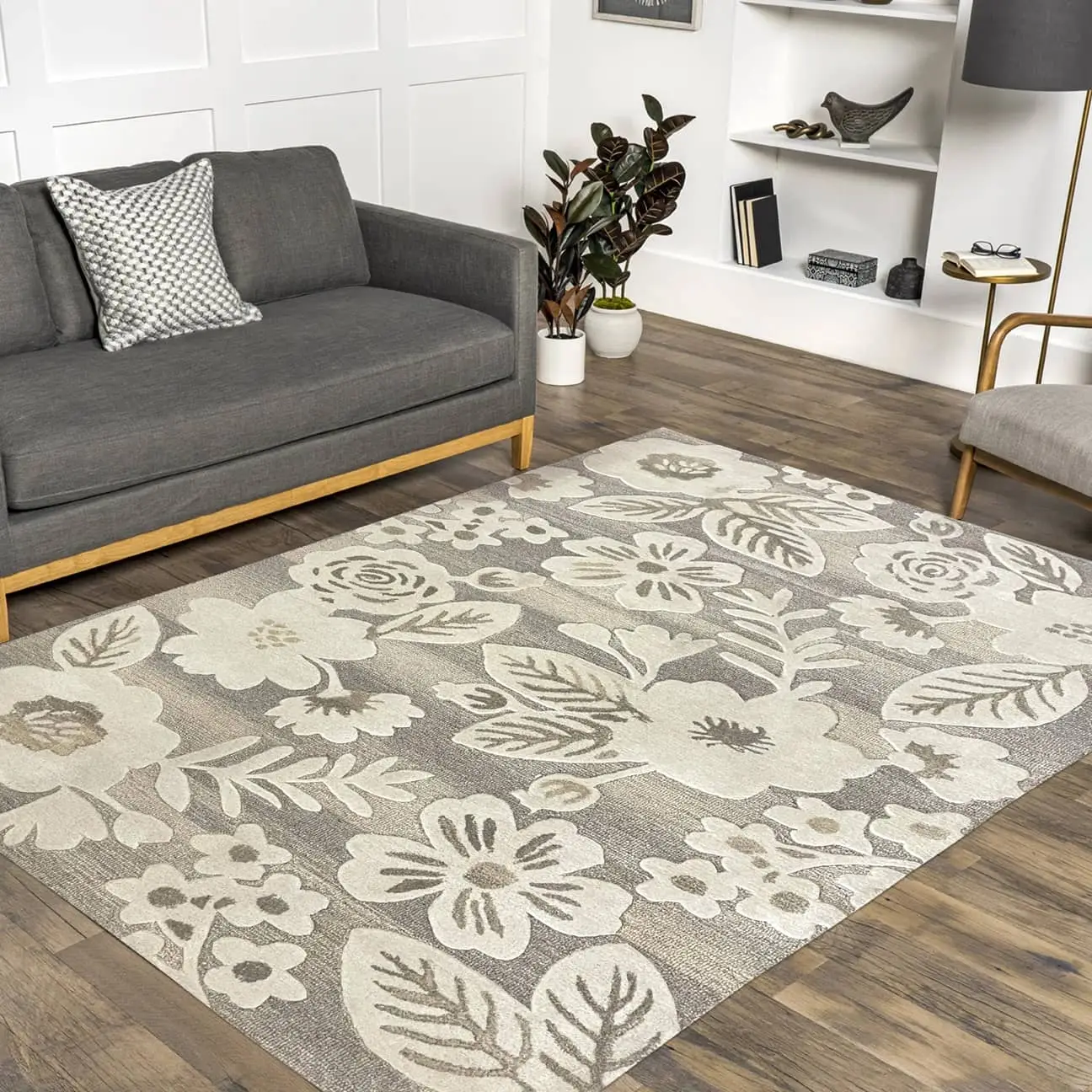 Hand tufted Modern Carpet Wool Floral