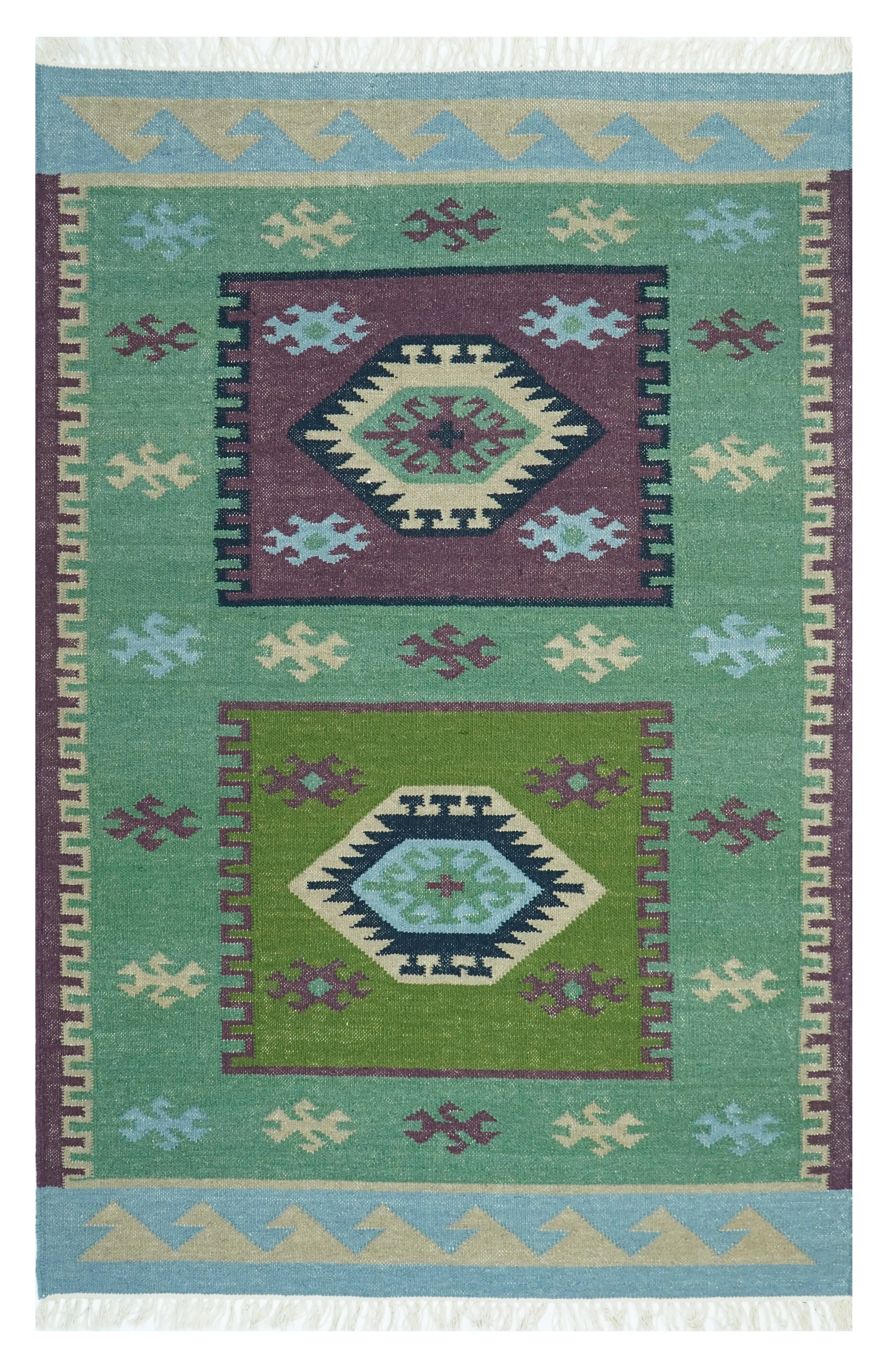 hand woven wool rug
