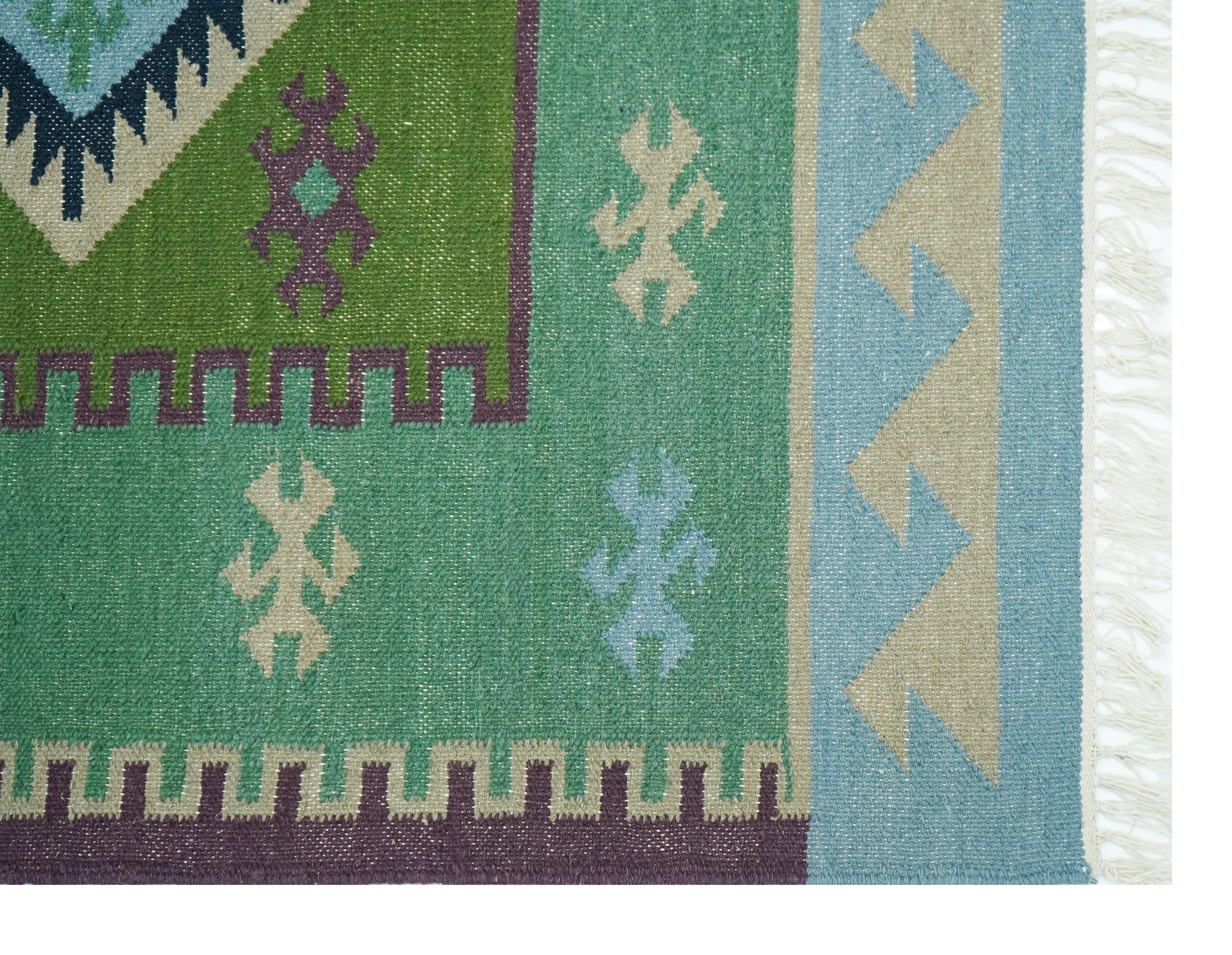 hand woven wool rug