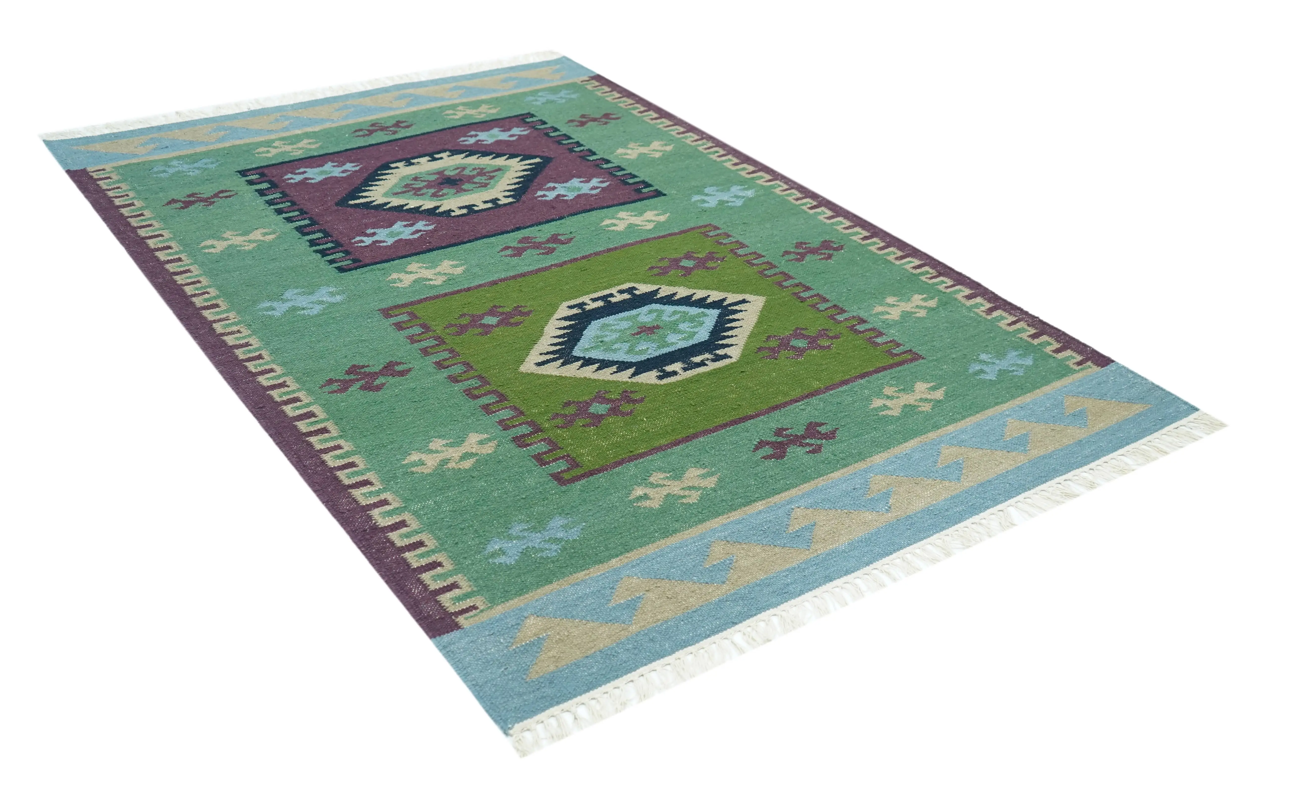 hand woven wool rug