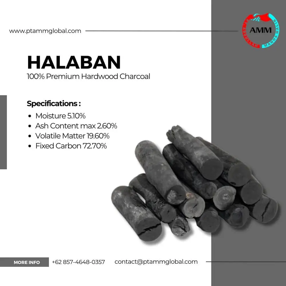 Halaban Premium Hardwood Charcoal For Restaurant Grade