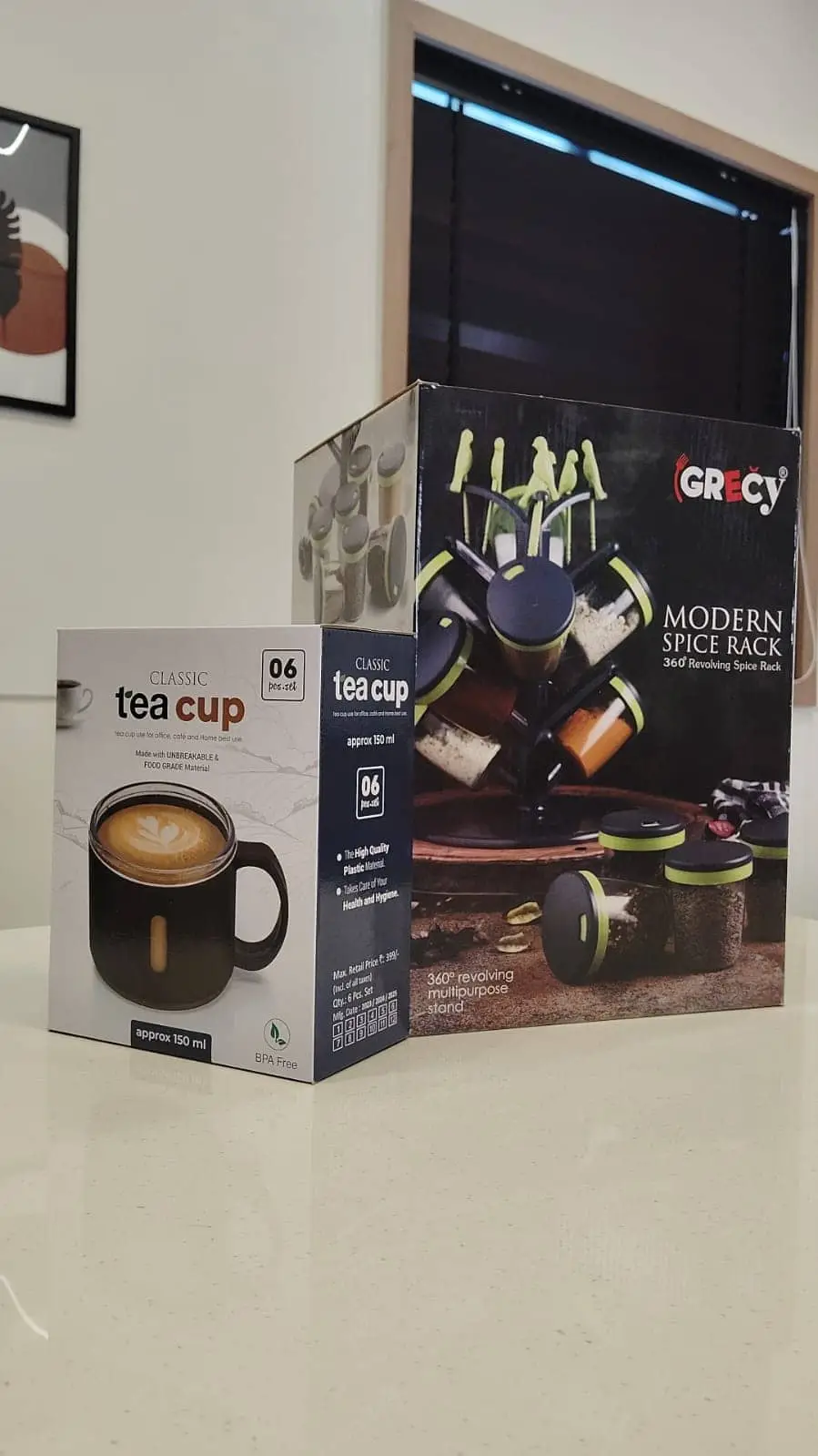 Attractive Tea Cup And M Spice Rack 3ply Box