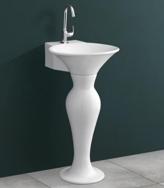 Basin With Pedestal Set