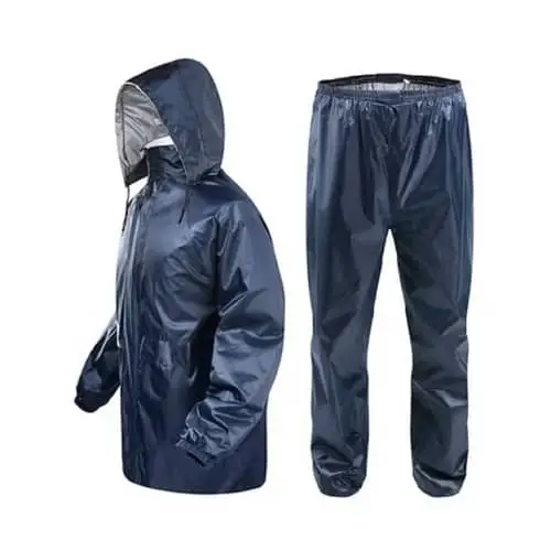 Blue Mens Pvc Raincoat