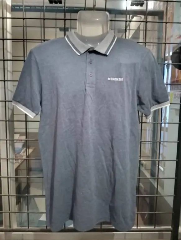 MEN JACQUARD COLLAR POLO