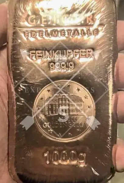 Copper Igot / bars ISOTOP