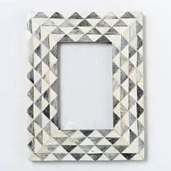 Photo frame bone inlay multi colour