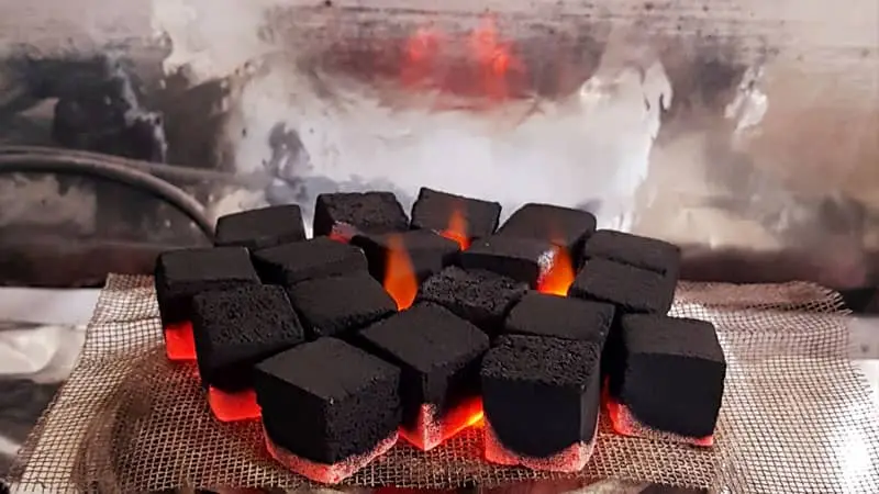 coconut charcoal briquettes