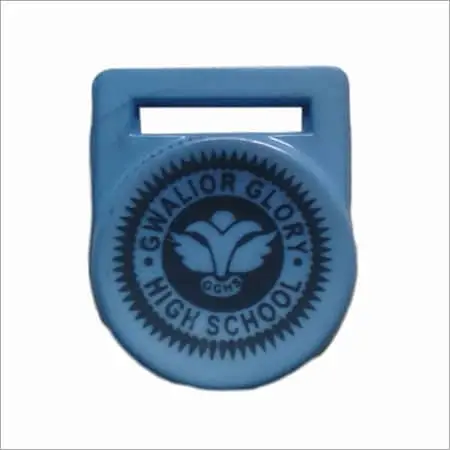 Blue Custom School Belt Buckles