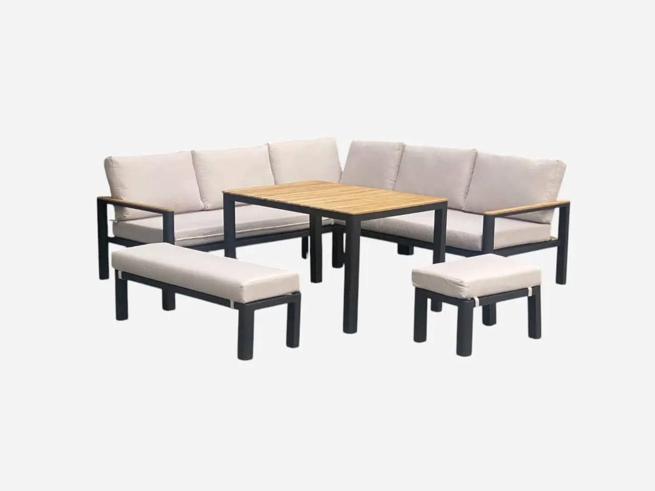MANTA PARTY DINING SET 5PCS WITH CUSHION (2524368)