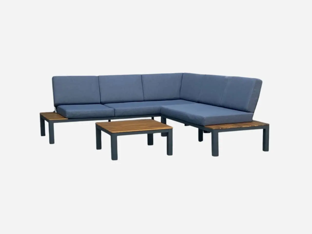 SADO LOUNGE SET 3PCS WITH  DARK CUSHION (2522158)