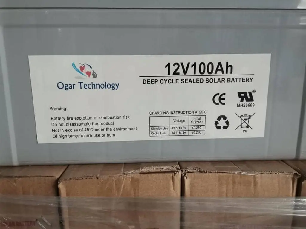 12V200AH Solar Battery