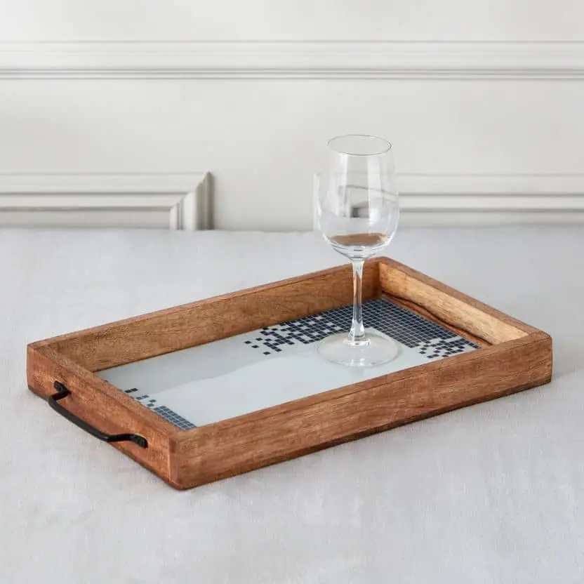 Handicrafts wooden tray