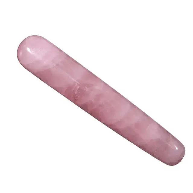 Most Powerful Healing Crystal Rose Quartz Smooth Massage wand for healing and meditation