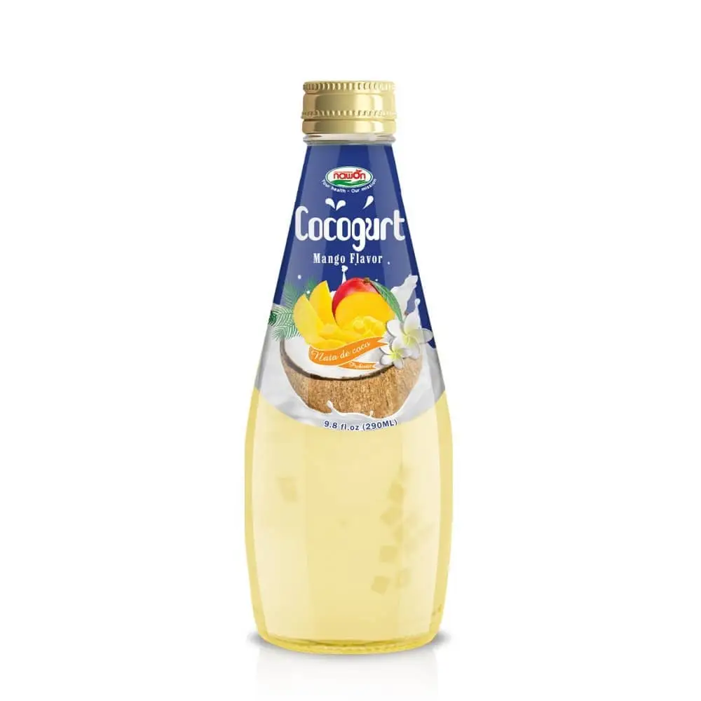 Wholesale 290ml Cocogurt Mango Flavor with Nata De Coco Best Yogurt Drink Halal OEM ODM Beverage Manufacturer
