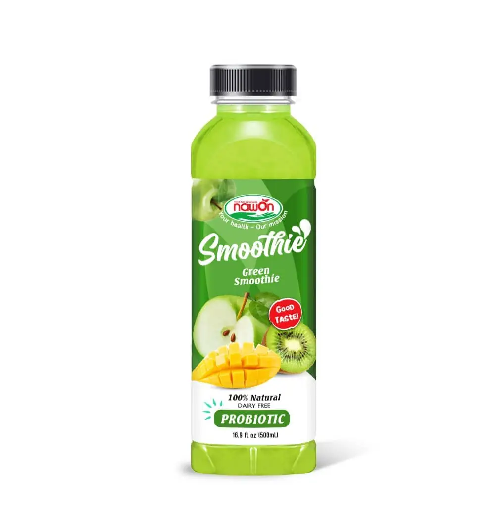 OEM/ODM 500ml Fresh Fruit Smoothie With Probiotic Green Healthy Soft Drink Wholesale Price Premium Quality by Nawon Beverage Supplier