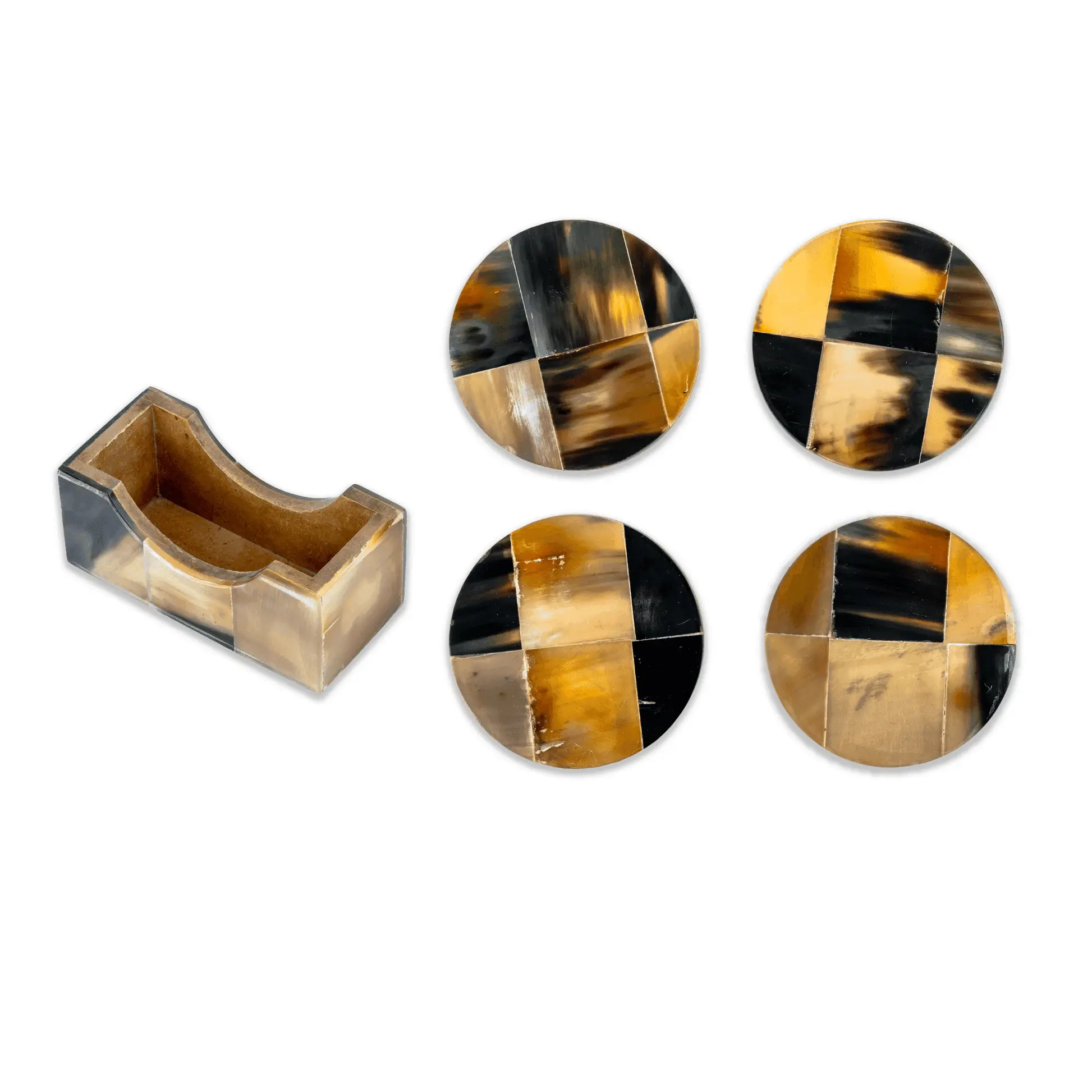 Natural HORN coaster