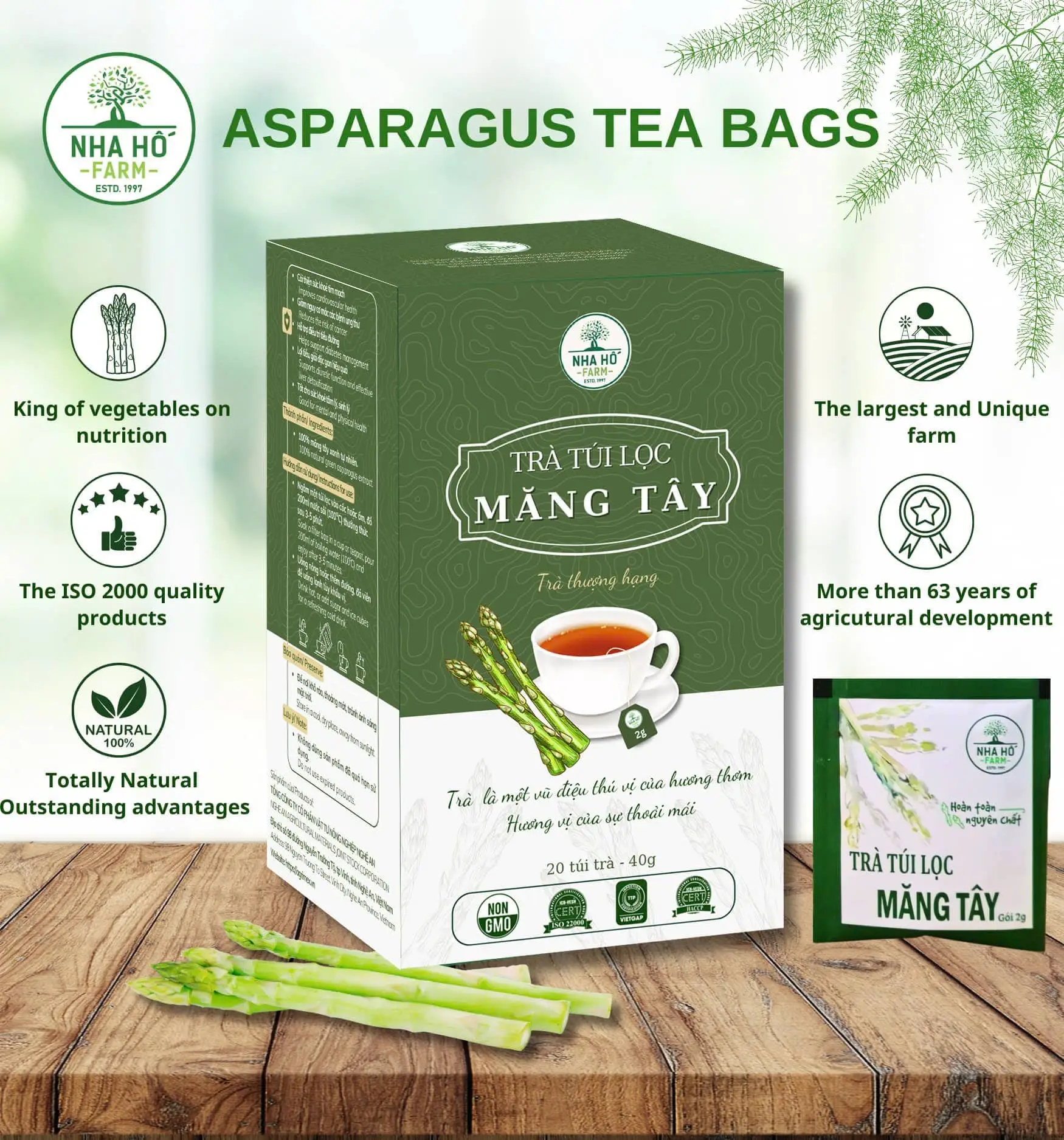 Asparagus Tea Bags
