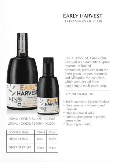 Early Harvest Extra Virgin Olive Oil
