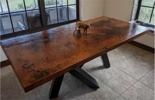 Hammered Tabletops