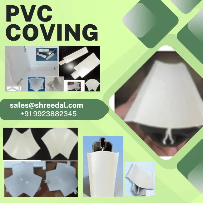 PVC Coving for cleanrooms, cold rooms